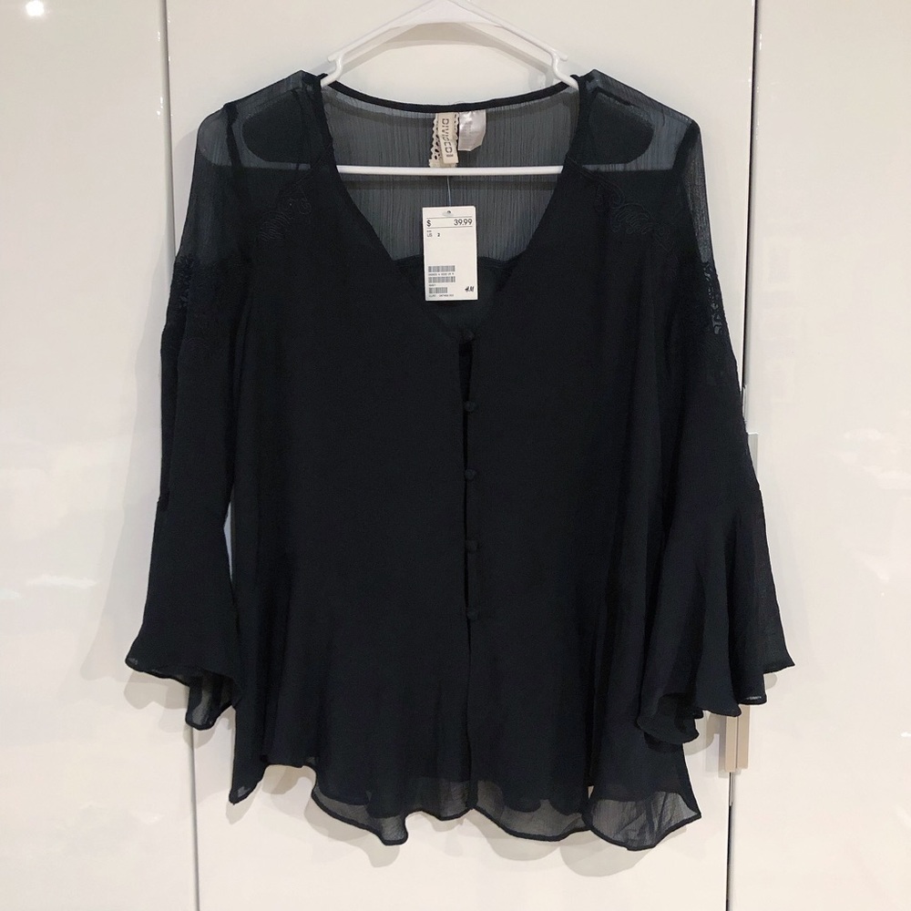 H&M Embroidered Blouse